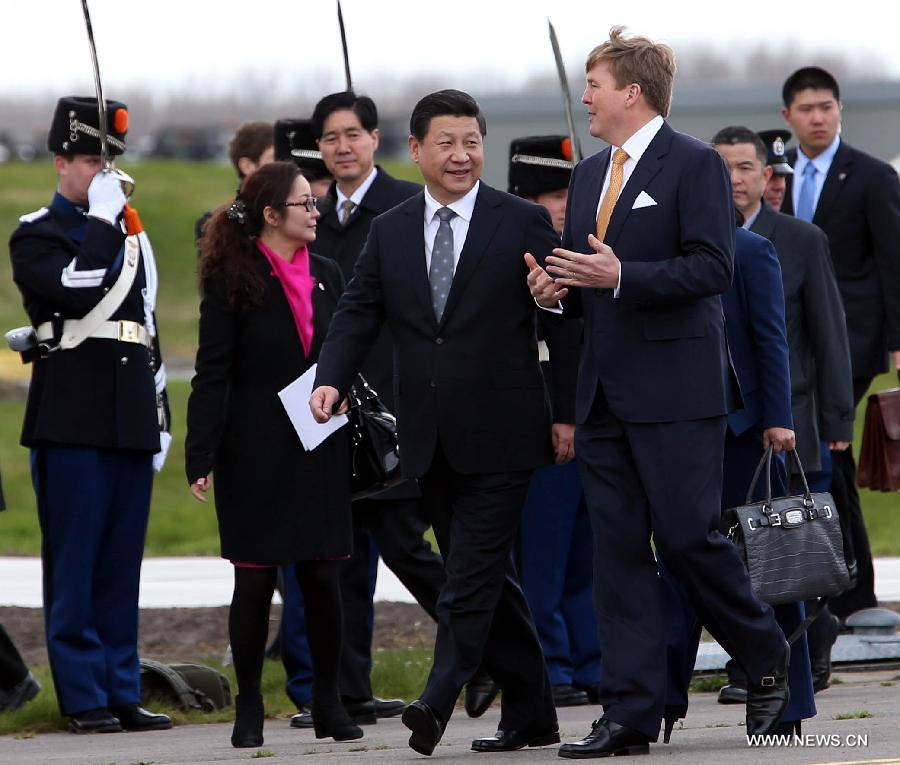 الرئيس الصيني يصل إلى هولندا في زيارة دولة ولحضور قمة الأمن النووي (3)