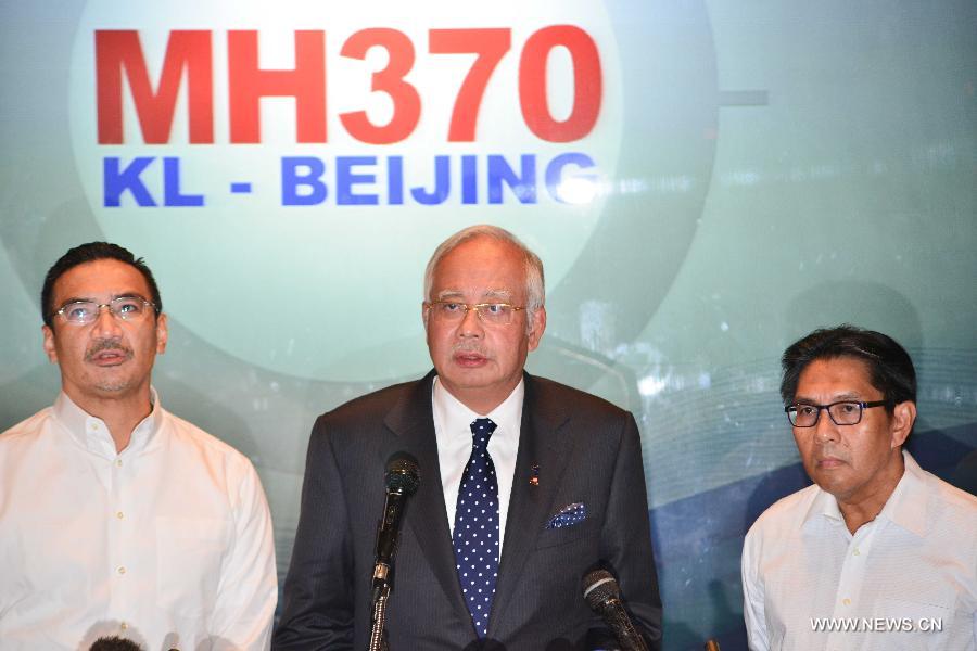 رئيس الوزراء الماليزي: الطائرة المفقودة سقطت في جنوب المحيط الهندي
