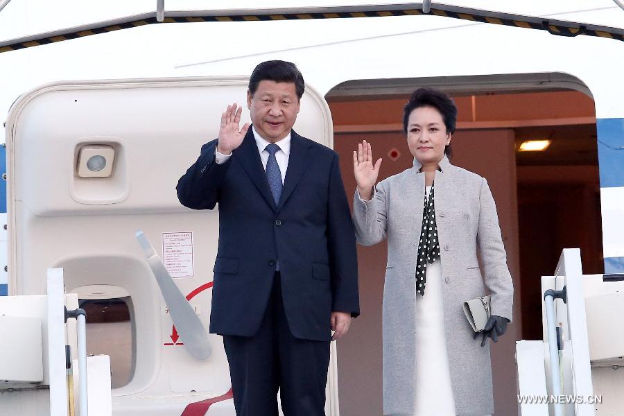 الرئيس الصيني يصل إلى ليون في زيارة لفرنسا  