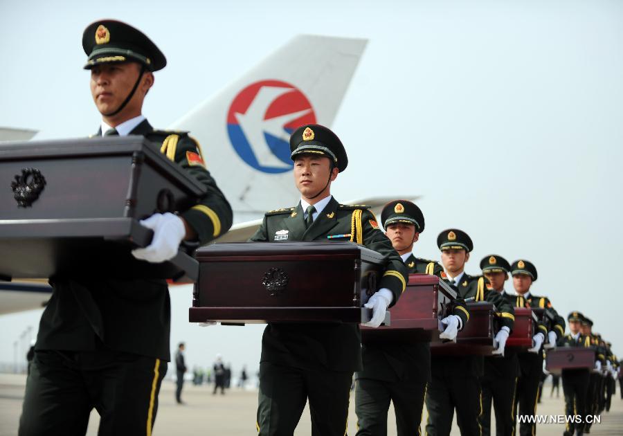 عودة رفات جنود صينيين قتلوا في الحرب الكورية  (3)