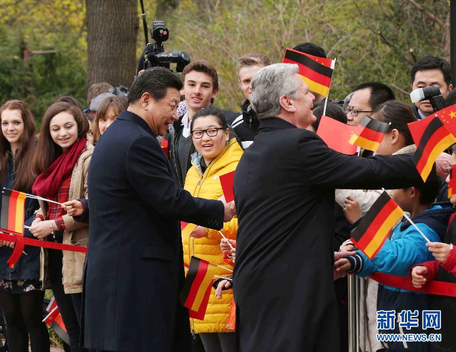 الرئيسان الصيني والألماني يناقشان العلاقات الثنائية (2)