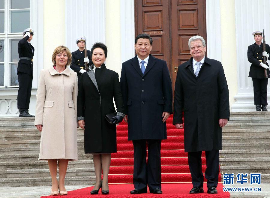 الرئيسان الصيني والألماني يناقشان العلاقات الثنائية (7)