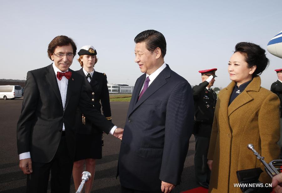 الرئيس الصينى يصل الى بروكسل فى زيارة دولة  (3)