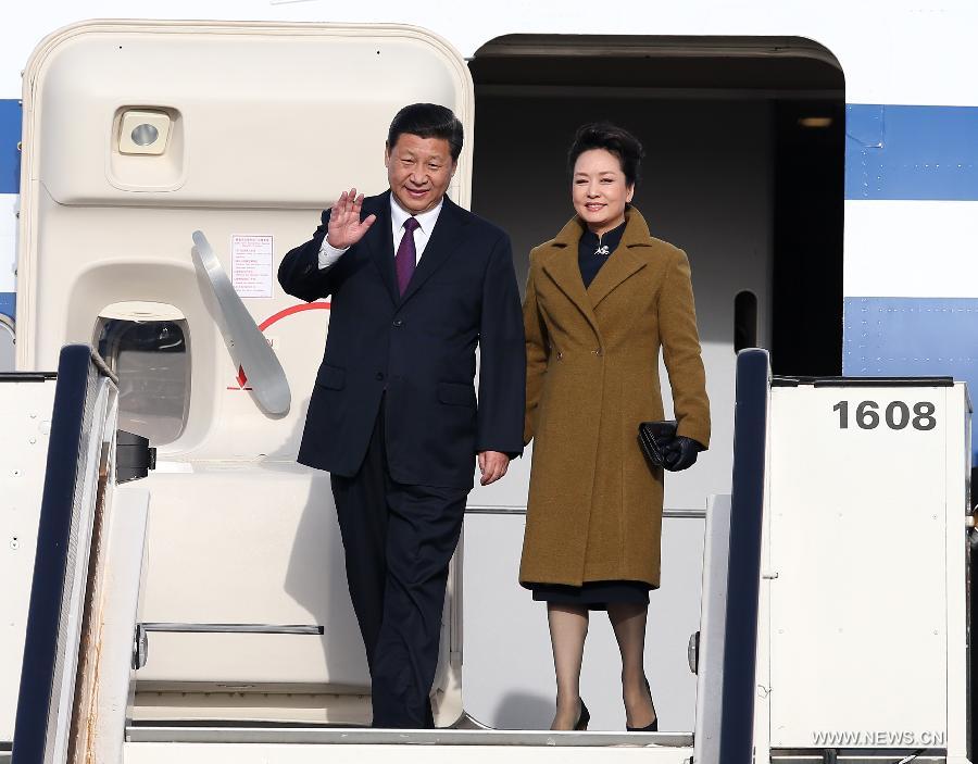 الرئيس الصينى يصل الى بروكسل فى زيارة دولة 