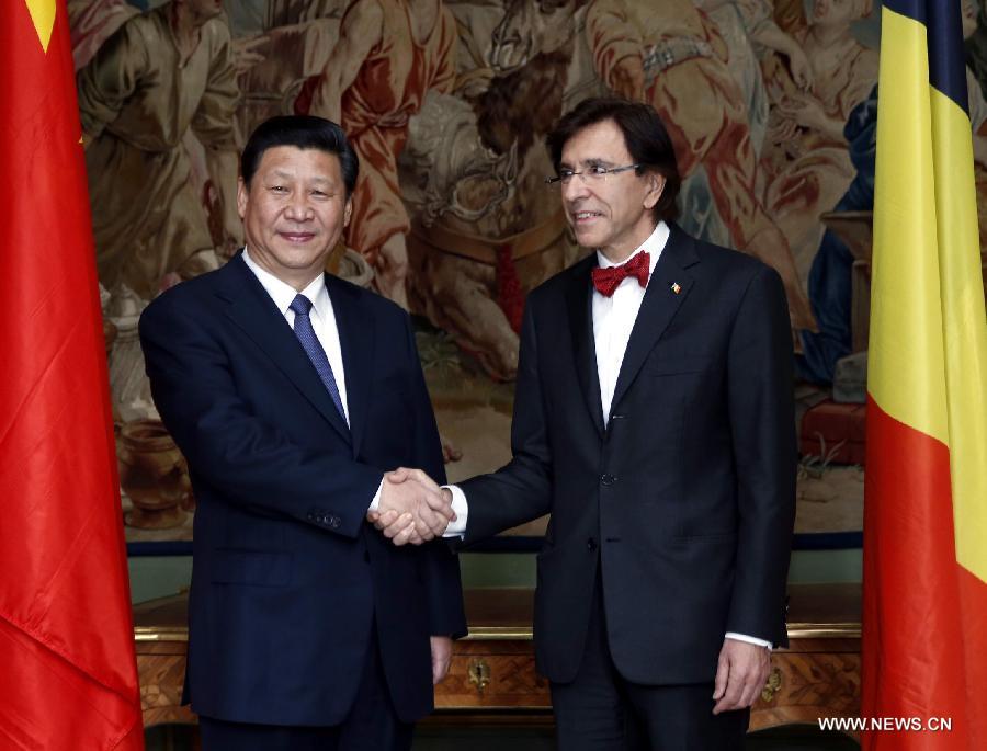 الصين وبلجيكا تتفقان على شراكة شاملة للتعاون والصداقة  (2)