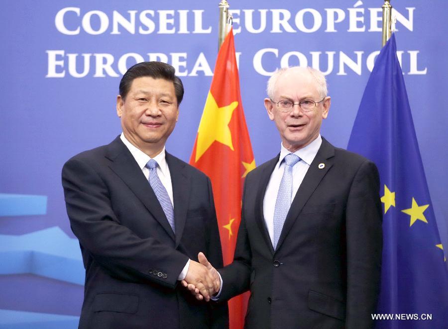 الرئيس الصيني يدعو لبناء 4 شراكات رئيسية مع الاتحاد الأوروبي  (2)