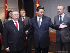الرئيس الصينى يمتدح رئيس مجلس النواب البلجيكى لجهوده فى تعزيز العلاقات بين البلدين 