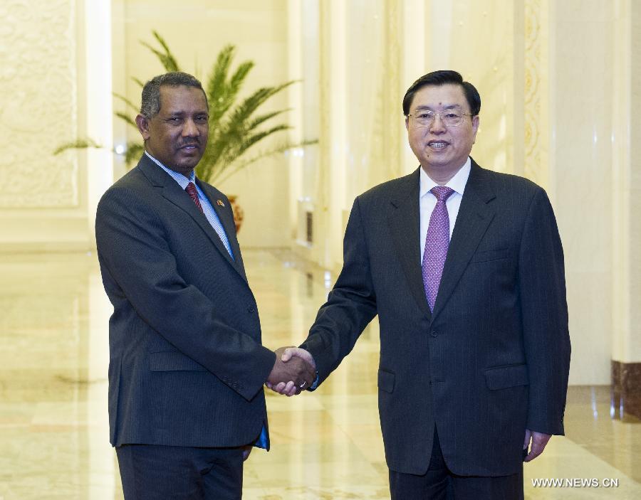 الصين والسودان تتفقان على تعزيز التبادلات البرلمانية