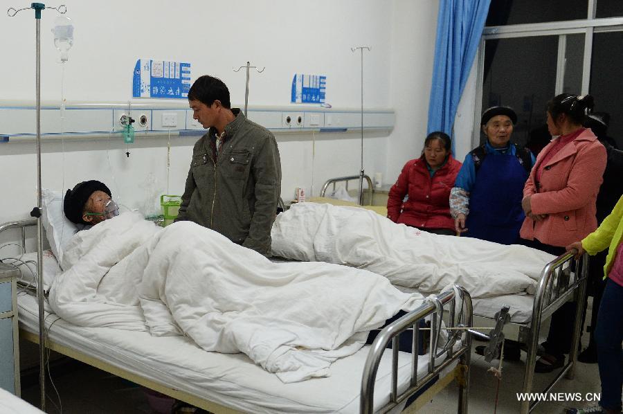 ارتفاع عدد المصابين في الزلزال الذي ضرب جنوب غربي الصين الى 26  (3)