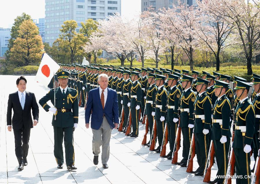 وزيرا دفاع اليابان والولايات المتحدة يجتمعان حول تعزيز العلاقات الامنية  (3)