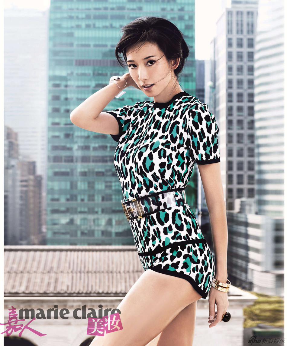 صور لين تشي لينغ على مجلة marie claire 