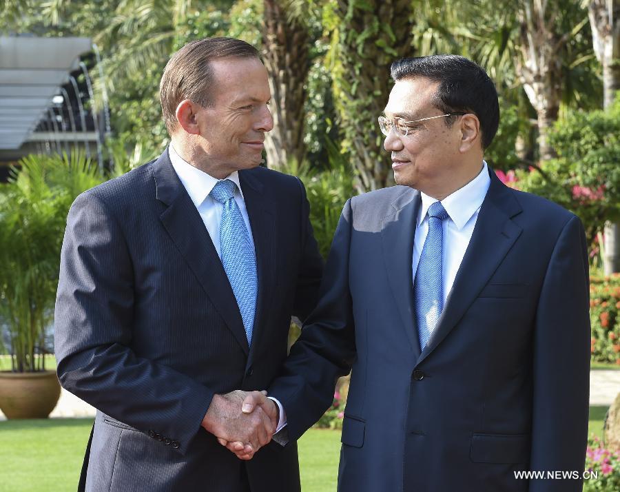 رئيس مجلس الدولة الصيني يشكر استراليا على مساعدتها فى عملية البحث 