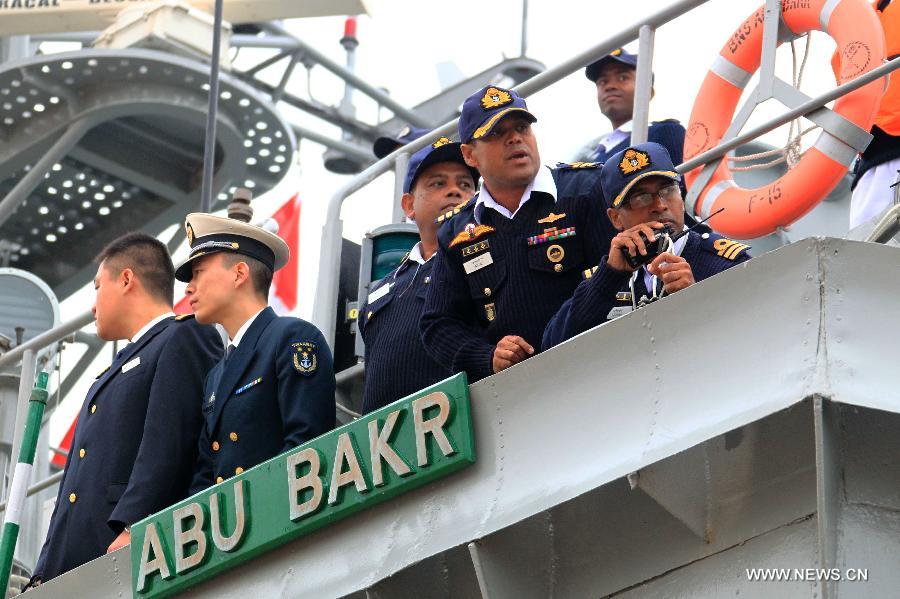 وصول أول سفينة حربية أجنبية إلى الصين لإجراء تدريبات مشتركة 