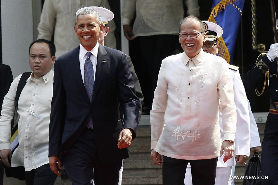 أوباما يصل إلى الفلبين في زيارة دولة