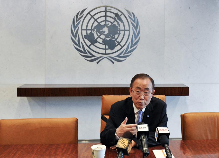 الأمين العام للأمم المتحدة يعلق أملا كبيرا على قمة شانغهاي للأمن الآسيوي (2)