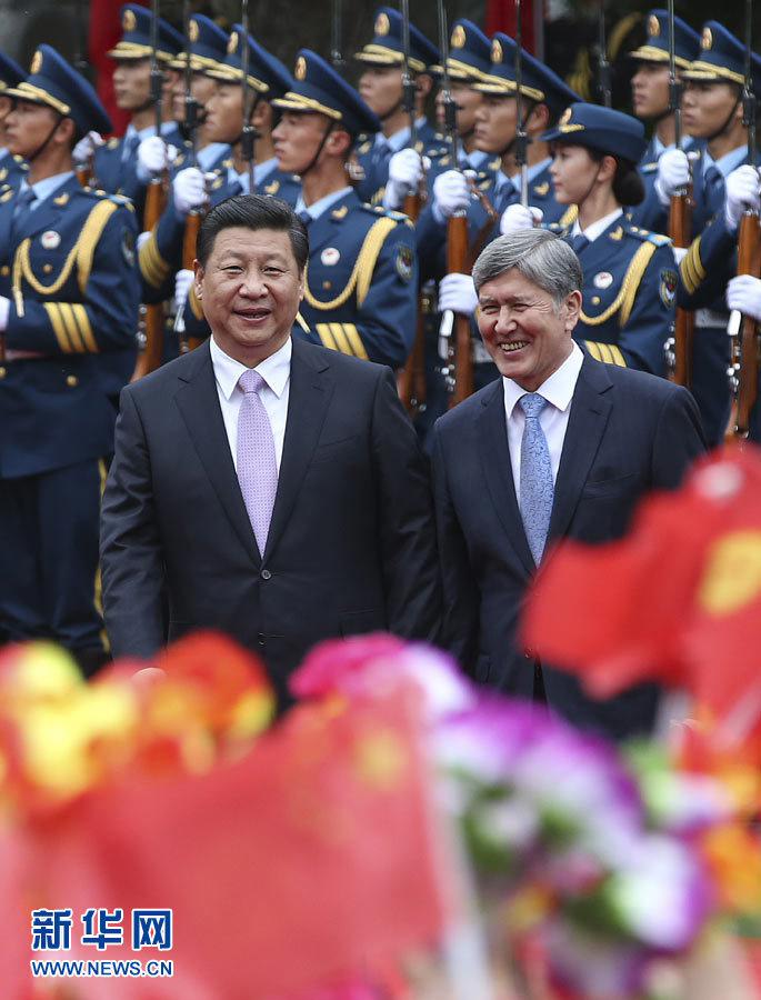 الرئيسان الصيني والقيرغيزي يتعهدان بتعميق الشراكة الاستراتيجية  (4)