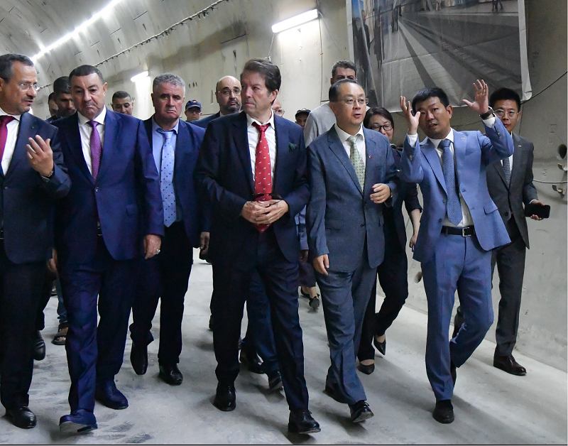 انطلاق مشروع مترو الأنفاق الأول لشركة صينية في الجزائر رسميا