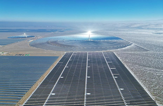 دونهوانغ تحقق أول تزود بالكهرباء الخضراء على مدار عام كامل