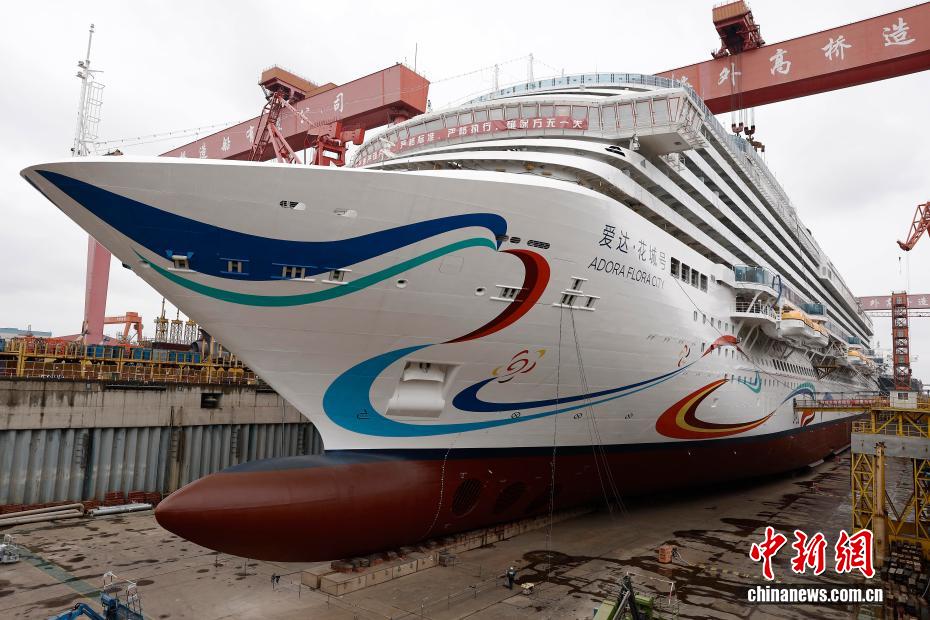 ثاني سفينة سياحية كبيرة مطورة محليا في الصين ستُسلّم بحلول نهاية العام الحالي
