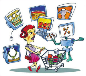 10 سنوات من التسوق على الإنترنت غيرت الحياة: من "جنون التسوق" إلى "ادمان التسوق عبر الإنترنت"